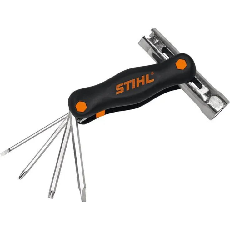 STIHL Multifunktionswerkzeug Multitool Schraubendreher Schlüssel Tasche