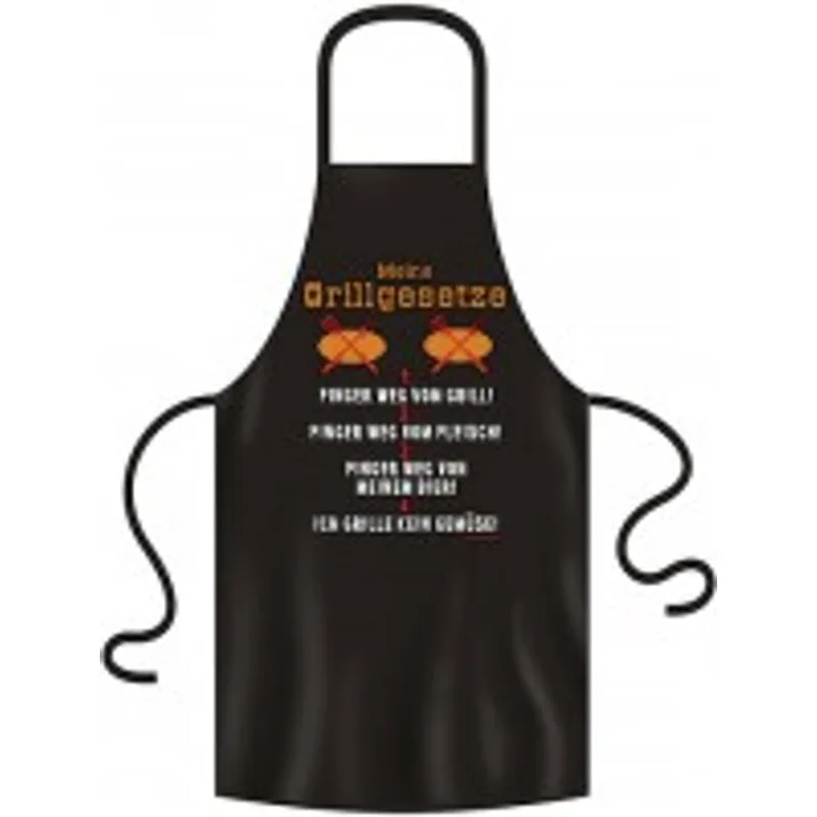 Rahmenlos Grillschürze Grillgesetze (70 x 100 cm)