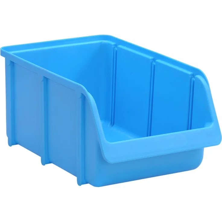 hünersdorff Sichtbox - Stapelbox - Lagerbox in Größe 4, stapelbar, Farbe: Blau - Preisvergleich
