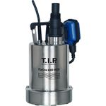 T.I.P. 30440 Drainage & Poolentwässerungspumpe FlatOne 6000 INOX, flachabsaugend bis 1 mm, bis 6.000 l-h Fördermenge