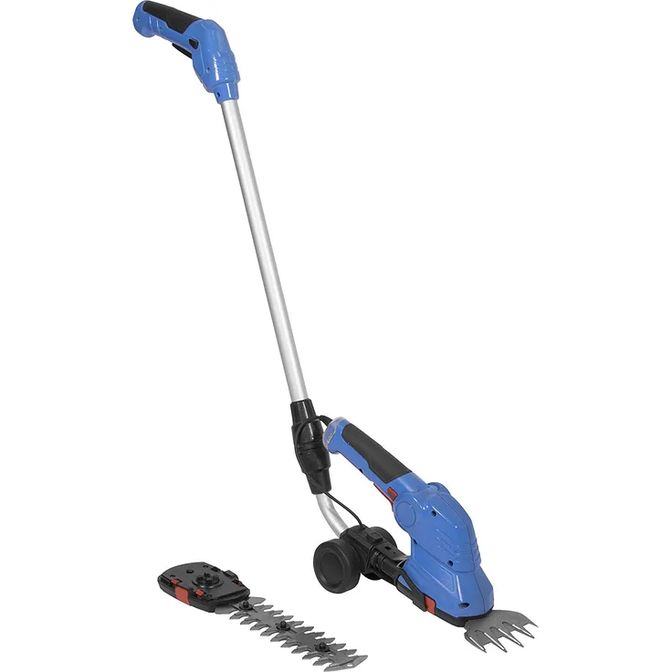 Güde Akku Gartenpflege Set GPS 7,2 V Teleskop 2in1 Grasschere und Strauchschere Heckentrimmer