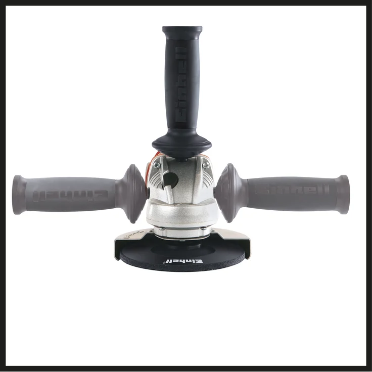 Einhell Winkelschleifer TE-AG 125-750 Kit (750 W, Scheiben-Ã˜ 125 mm, Schlüssel im Zusatzhandgriff, inkl. Dia-Trennscheibe, Scheibenschutz, im Koffer) – Bild 3