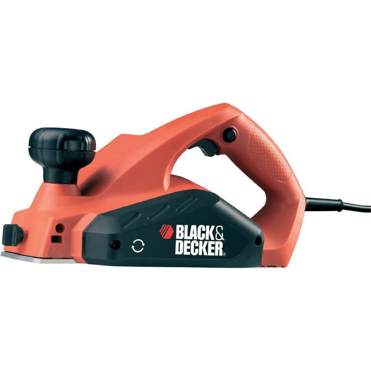 Black + Decker KW712KA-QS KW712KA Hobel, 650 W, 230 V, Schwarz, Orange