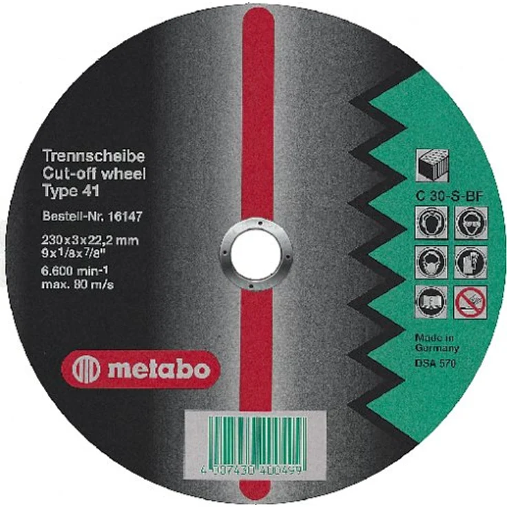 Metabo Flexiamant Super Stein C 30-S 125 x 2,5 x 22,23 mm