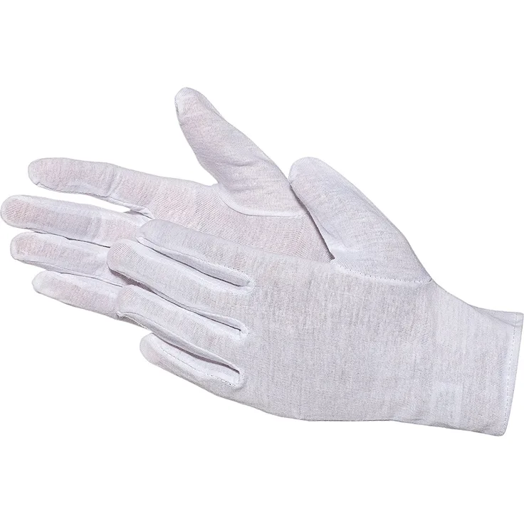 Jah 1092 Baumwollhandschuh 12 Paar oekotex dünn weiß Gr. 11