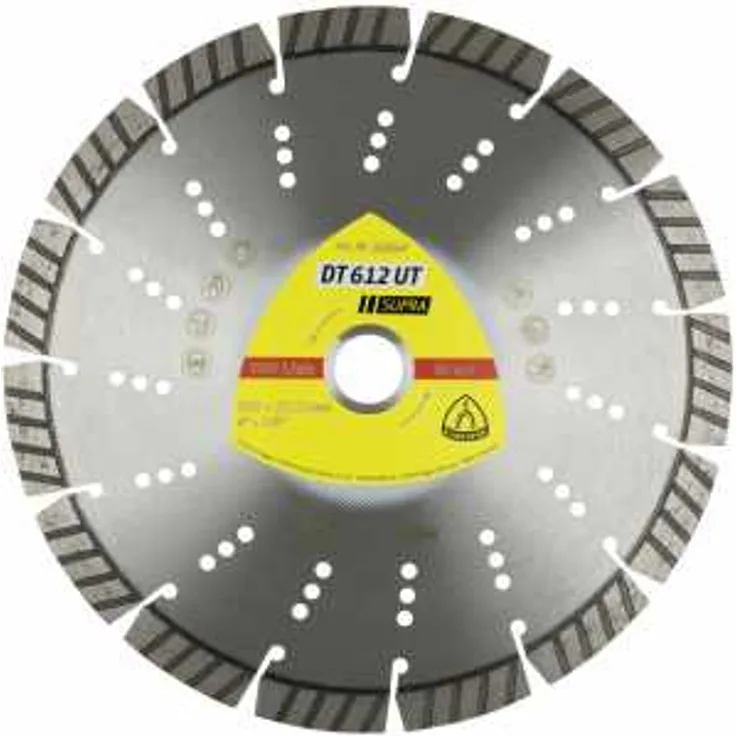 DT 612 UT Diamanttrennscheiben, 230 x 2,6 x 22,23 mm 15 Segmente 42 x 2,6 x 12 mm, Standard Turbo