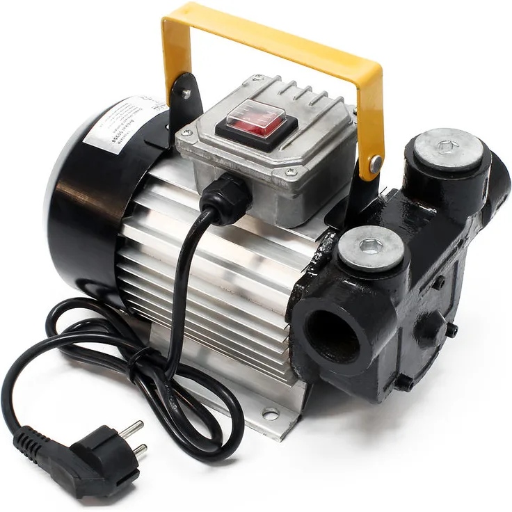 WilTec Selbstansaugende Bio Dieselpumpe für 20 - 60 L-min Heizölpumpe mit 230 V 550 W