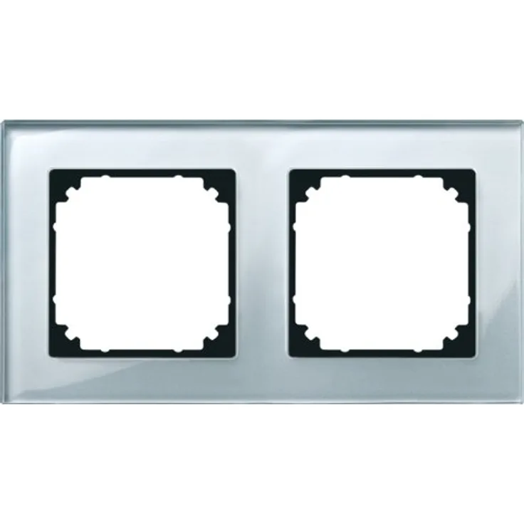 Merten 489260 RAHMEN GLAS 2-FACH DIAMANT