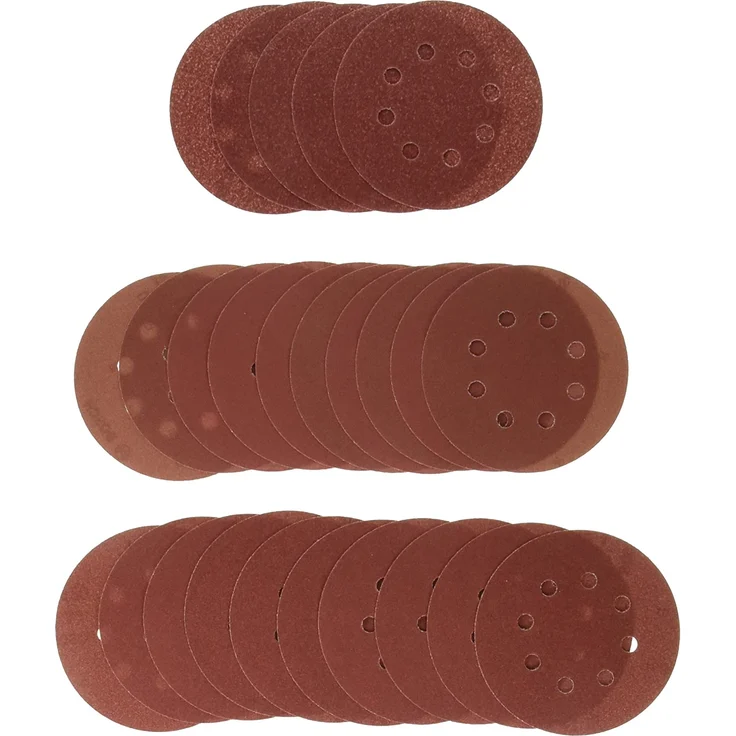 Bosch 2607019497 25-teiliges Schleifblatt-Set 125 mm Körnung 80, 120, 240 - Preisvergleich – Bild 1