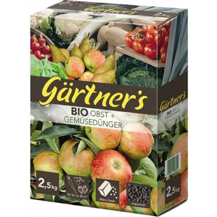 GPI Green Bio Obst?üsedünger GÄR 2,5 Kg (Lieferumfang: 5 Stück)