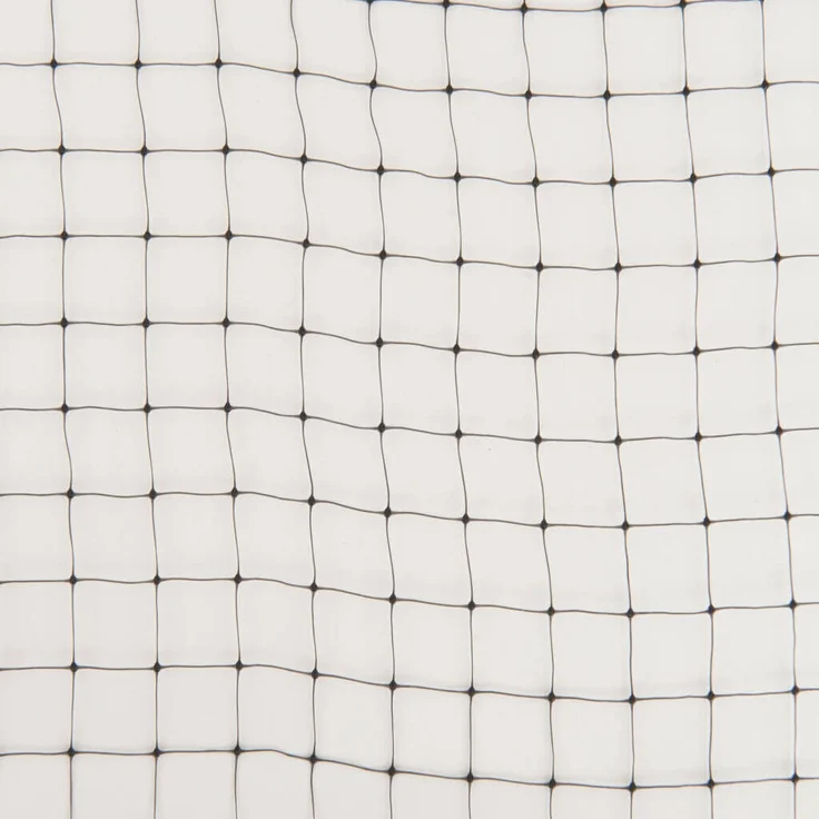 Windhager Vogelschutznetz Vogelabwehrnetz Baumnetz Ortonet schützt Obstbäume vor Vogelfraß, Maschenweite 13 x 13 mm, Größe 10 x 4 m, schwarz, 06014 – Bild 1