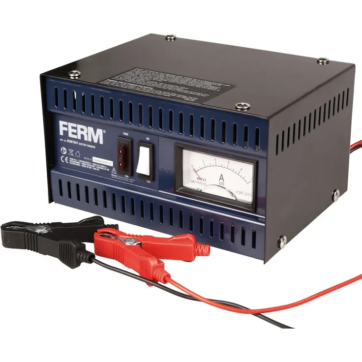 FERM Batterieladegerät Metall BCM1021
