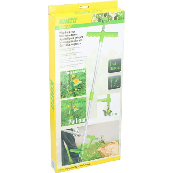 Kinzo Unkrautentferner 100 cm grün-silber