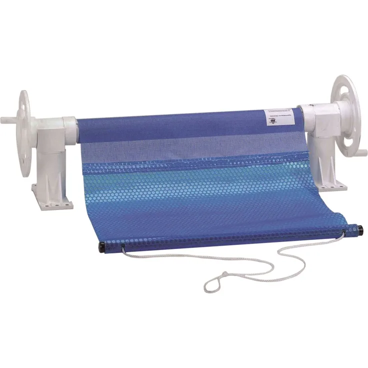 Steinbach Solarplanenaufroller für Becken bis 5 m Breite, Kunststoff, weiß, 1 x 1 x 1 cm, 036085