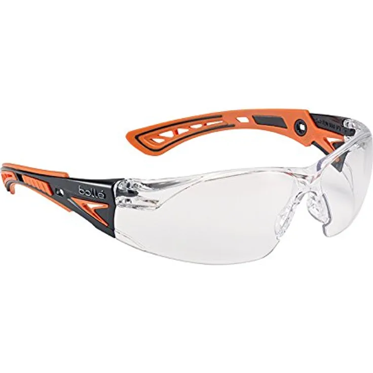 BollÃ© Schutzbrille ''Rush+'', 1 Stück, Einheitsgröße, orange/schwarz, RUSHPPSIO