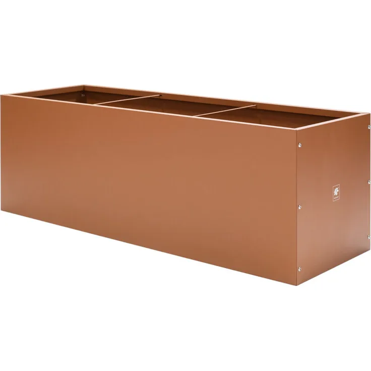 Herstera Garden Metall Hochbeet Blumenkasten 150x50x50 cm rost