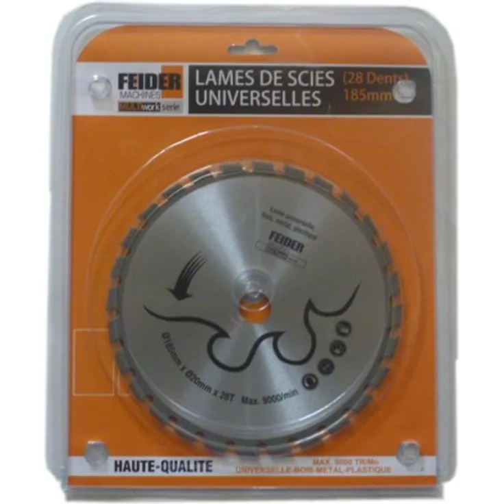 Feider F185LU Universelle Multi-Material Klinge 185 x 20 mm, 28 Zähne