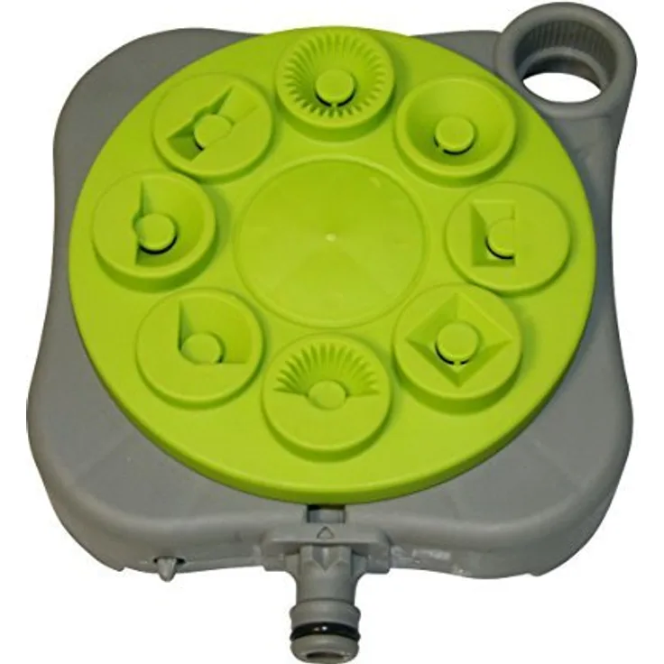 clou Rasensprenger zur Gartenbewässerung - Sprinkleranlage für den Garten Sprinkler, Grau-Grün, 20 4 17.5 cm