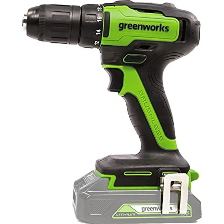 Greenworks Tools GD24DD35 Akku und Bohrschrauber Grün Schwarz 24 V
