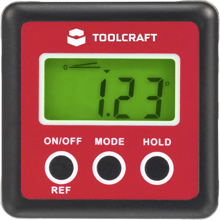 TOOLCRAFT TO-4988565 Digitaler Winkelmesser 360°