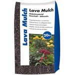 Lava Mulch, Anthrazit, 8 mm - 16 mm, 20 Liter Sack