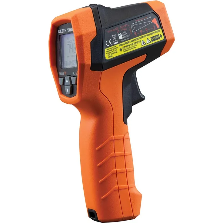 Klein Tools IR10 Infrarot-Thermometer, digital, mit Dual-Ziellaser, 20:1
