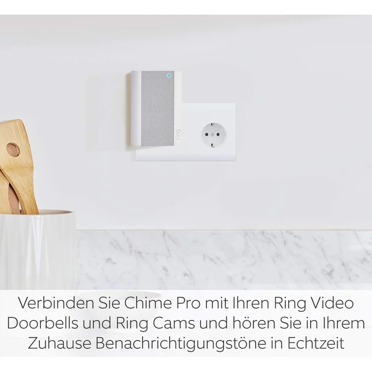 Ring Chime Pro WLAN Zusatz-Gong 1 Familienhaus Weiß – Bild 2