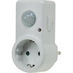 Chilitec Zwischenstecker mit Bewegungsmelder 230V Steckdose weiß