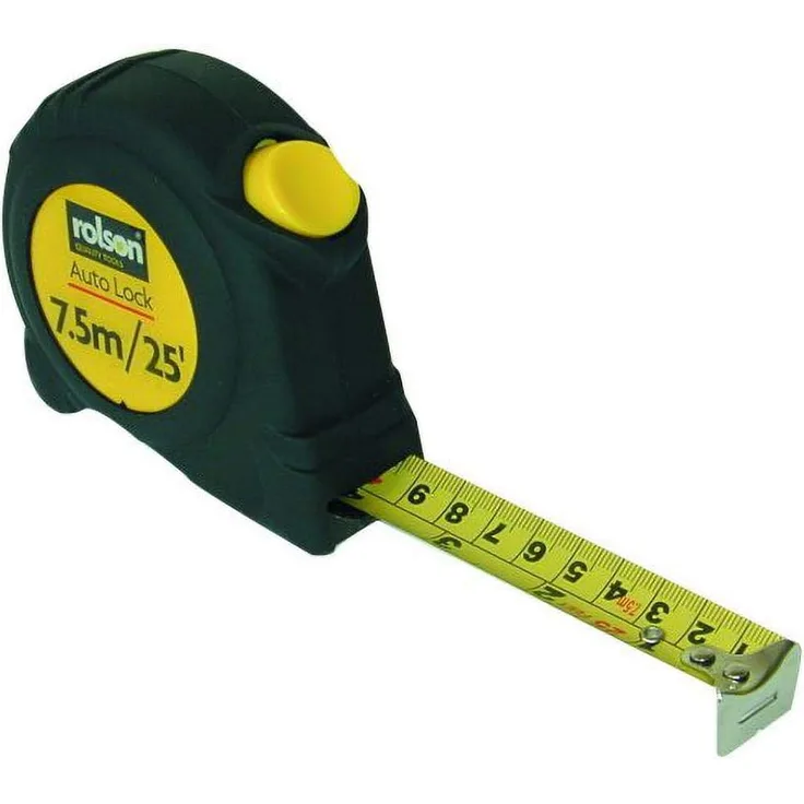 Rolson 50565 Maßband, 7.5 mx25 mm, 0, 12