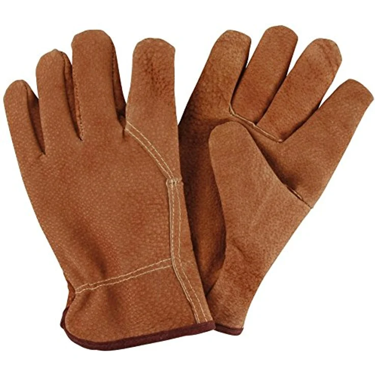 Esschert Design Gartenhandschuhe Schweinsleder, 14 x 1 x 26 cm, GT27