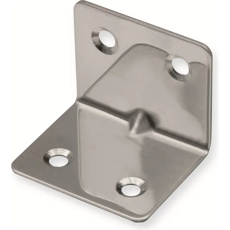 Winkelverbinder, Edelstahl, 32x32x38 mm, 10 Stück