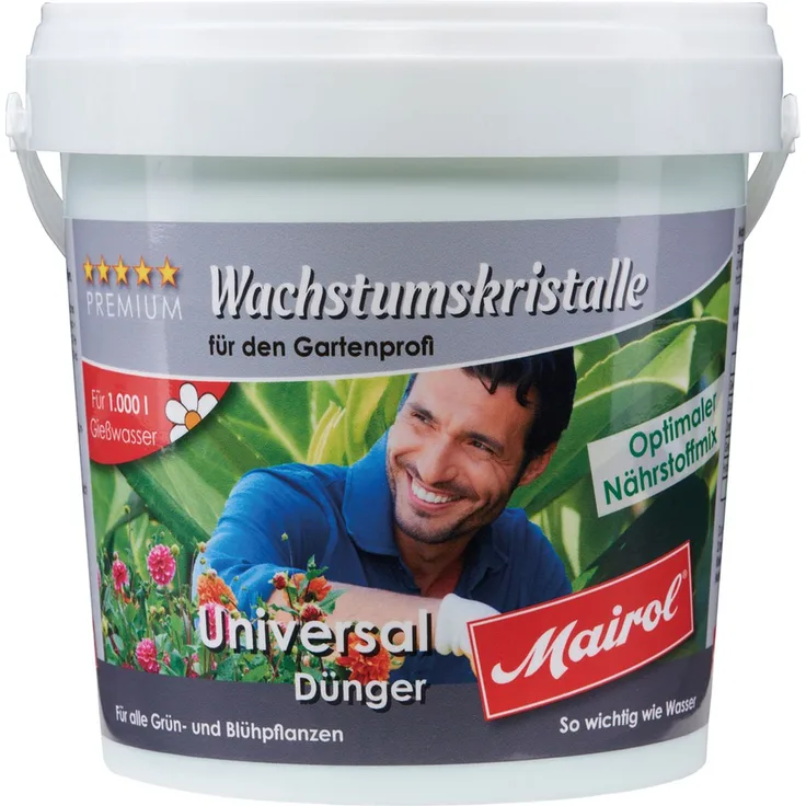 Mairol Premium Universal Dünger Wachstumskristalle 1.000 g