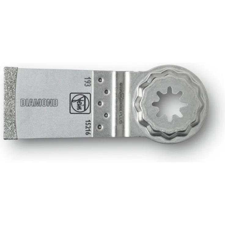 FEIN 63502193210 E-Cut Diamant-Sägeblatt, SLP Aufnahme, 50mm x 35mm, grau