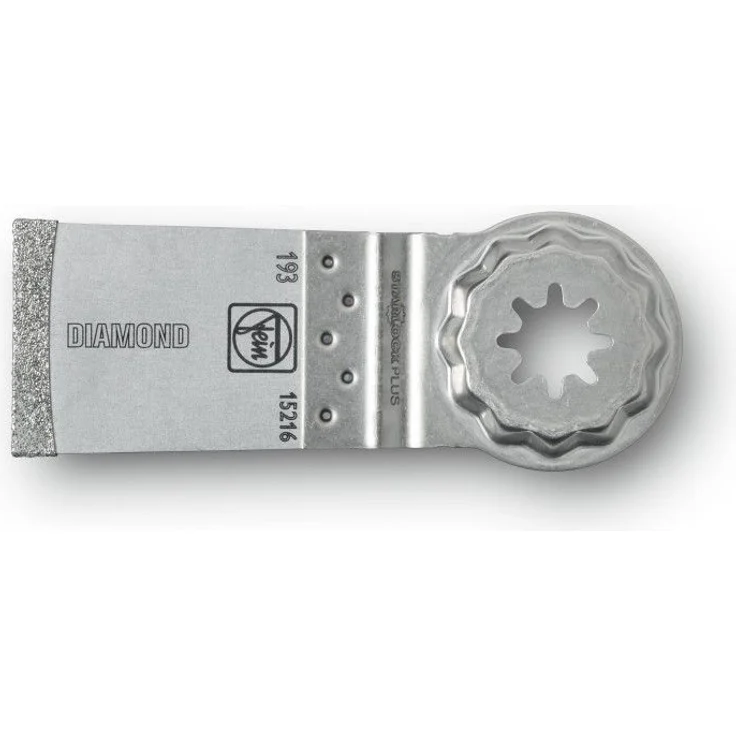 FEIN 63502193210 E-Cut Diamant-Sägeblatt, SLP Aufnahme, 50mm x 35mm, grau