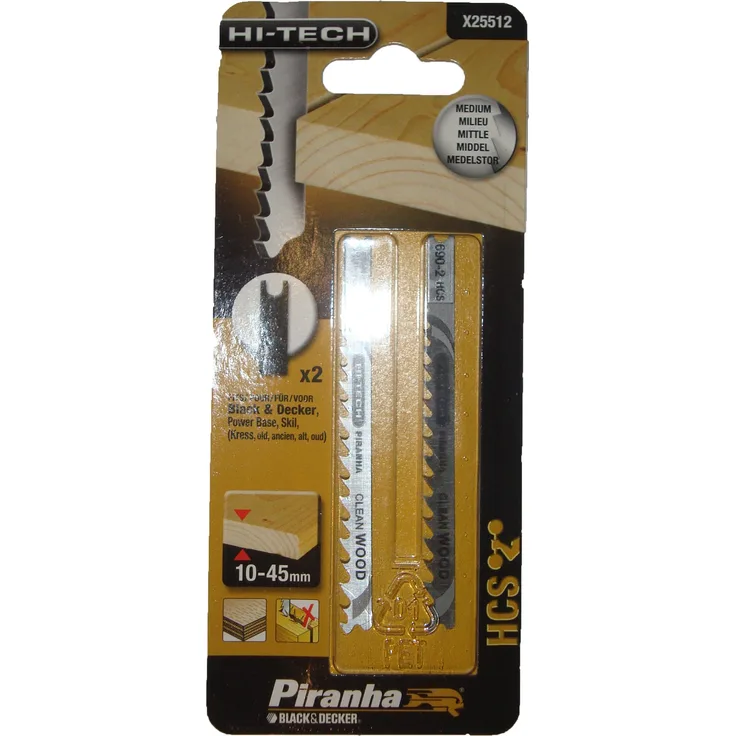 Piranha X25512 XJ, HCS, Holz, Hawera Stichsägeblatt U