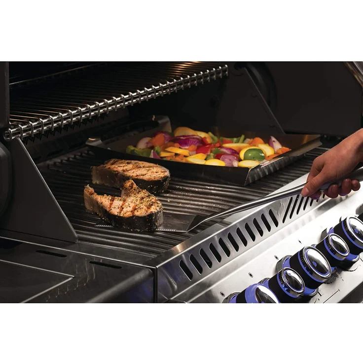 Napoleon 70033 Commercial Grillbesteckset Grillwerkzeug, Edelstahl, 2 Stück – Bild 3