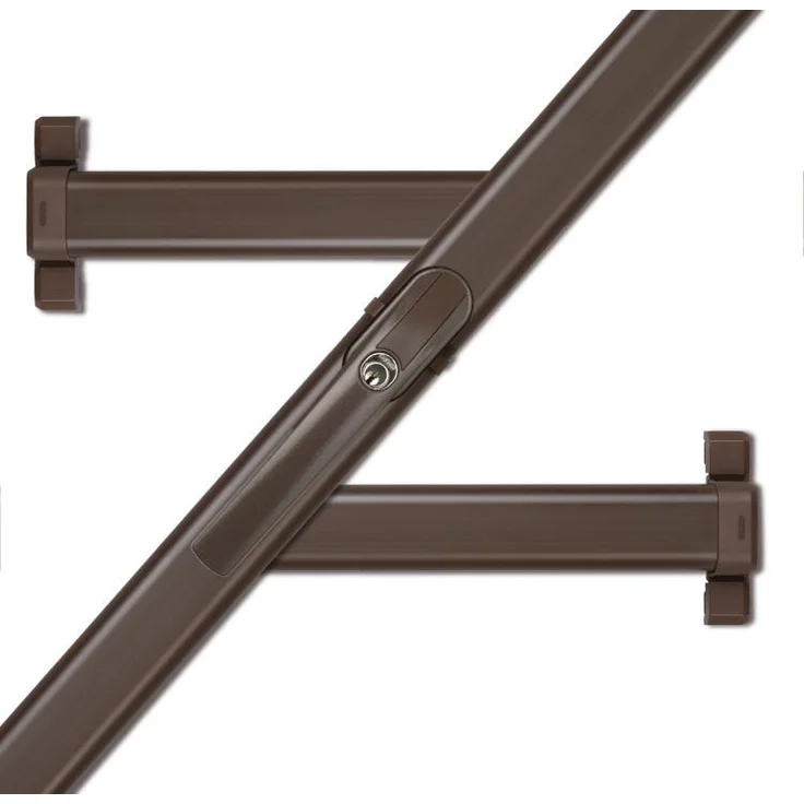 ABUS Fensterschloss ohne Riegelstange FOS550, braun – Bild 1