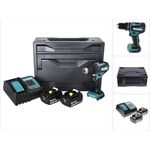 Makita DHP485SMX Akku Schlagbohrschrauber 18 V 50 Nm Brushless + 2x Akku 4,0 Ah + Ladegerät + Makbox