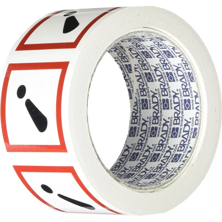 Brady PIC 1805-50 50-B7541-RLL-DIE CUT Gefahrstoff - GHS Laminierter, Polyester Schild, 50 mm x 50 mm 250-er pack