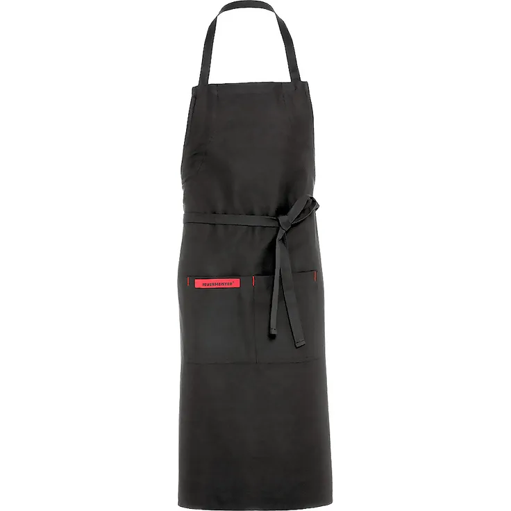 Feuermeister BBQ Textil-Schürze schwarz mit 2 Taschen