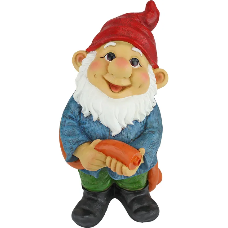 Gartenzwerg Statue - Schlauch it Off Harry Piped Statue Gnome-Brunnen - Gartengnome-Brunnen - Lawn Gnome