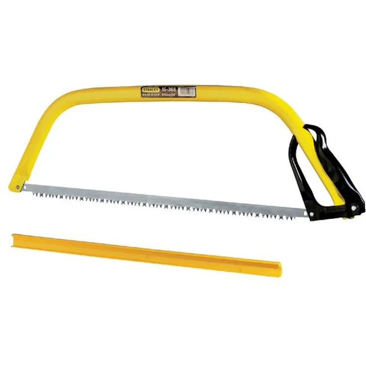 Stanley Bügelsäge Hobelzahnung (530 mm Länge, Hardpoint-Hobelzahnung, ergonomischer Spanngriff, Schwedenstahl) 1-15-379