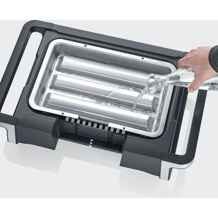 Severin PG 8118 SENOA DigitalBOOST S Elektrogrill, 3000 Watt, Maße 91 x 62 x 50 cm – Bild 3