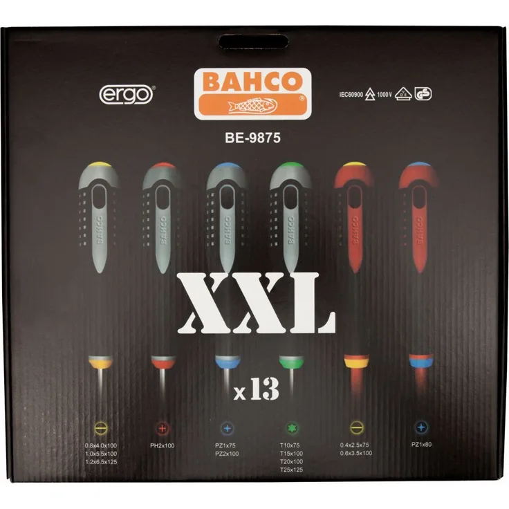 BAHCO BHBE-9875 13PCS XXL ERGO SET