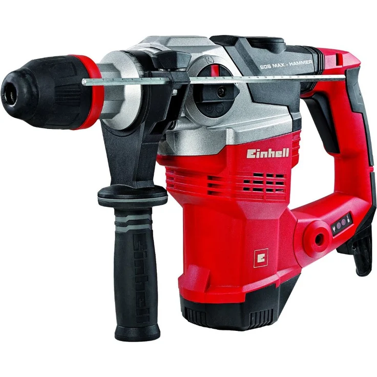 Einhell Bohrhammer TE-RH 38 E (1050 W, 9 J, Bohrleistung Ø 38 mm, SDS-Max-Aufnahme, Metall-Tiefenanschlag, Virbrationsdämpfung mit Andruckanzeige, Koffer) – Bild 1