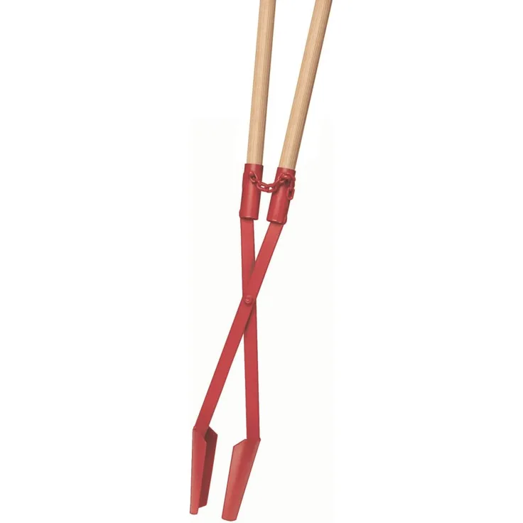 Erdlochausheber JUMBO rot pulverbeschichtet Eschenstiele Gr.2