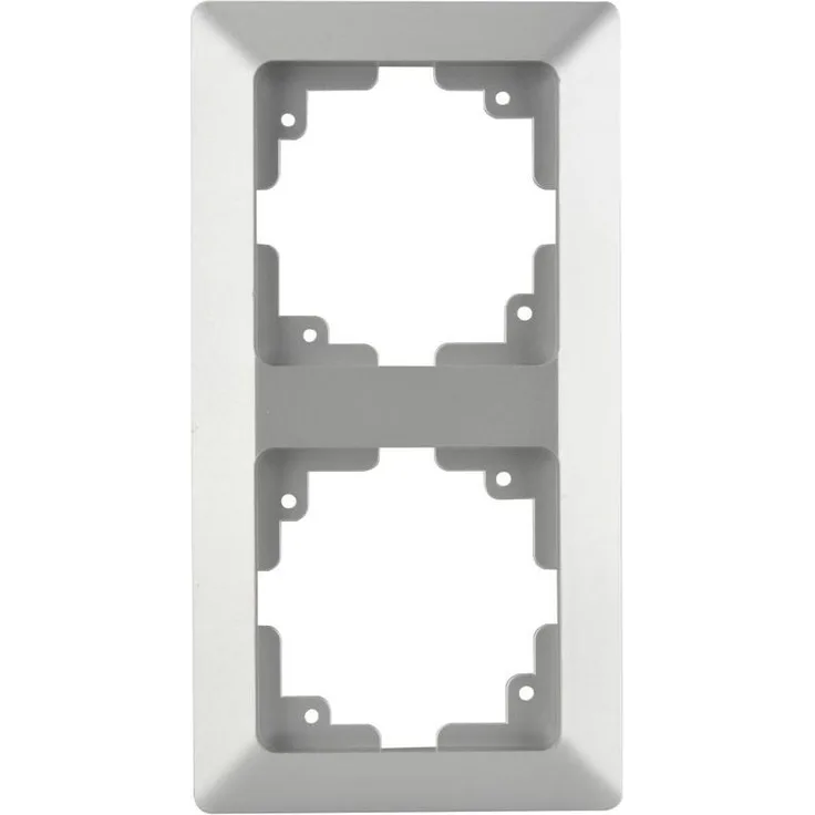 Unitec Abdeckrahmen LeMans 2-fach Serie 603 silber