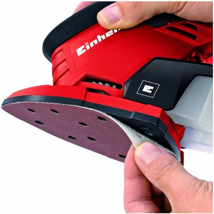 Einhell Multischleifer TE-OS 1320 (130 W, Schwingkreis-Ø 2 mm, Schleiffläche 150 x 150 x 100 mm, Staubfangbox, inkl. 3x Schleifpapier) – Bild 2