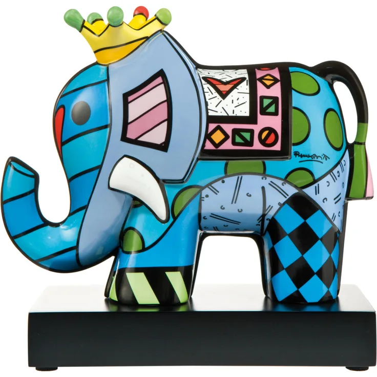 Göbel Great India 3, Romero Britto, Figur, Porzellan, 66452091