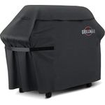 Grillman Grillabdeckung, für Brinkmann, Char Broil, Holland and Jenn Air, schwarz, 147 x 61 x 122 cm